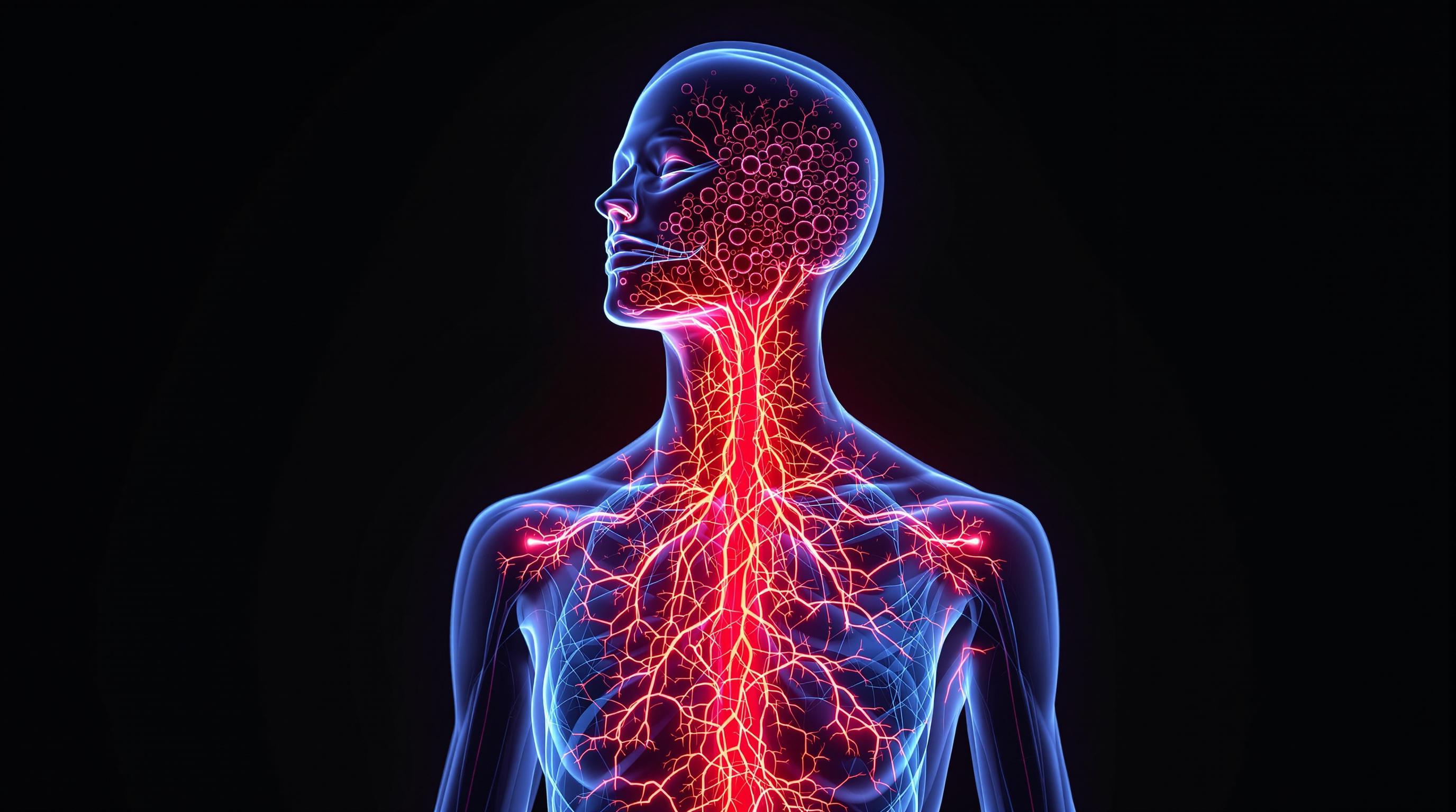 Streptococcus mutans visibly spreads from mouth through blood vessels to heart, gut, joints and brain.